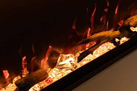 Линейный биокамин MERCURY 60 LED RF